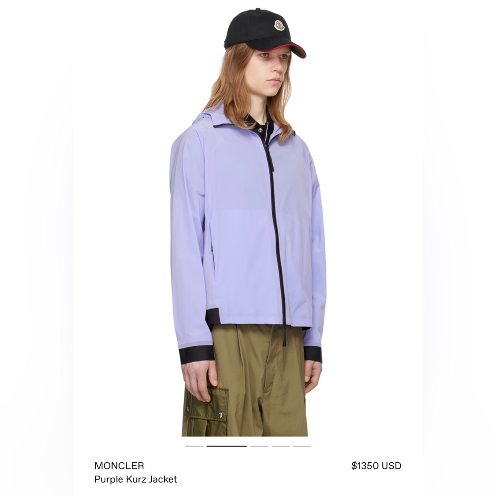 Moncler Purple Kurz Jacket (size 2)